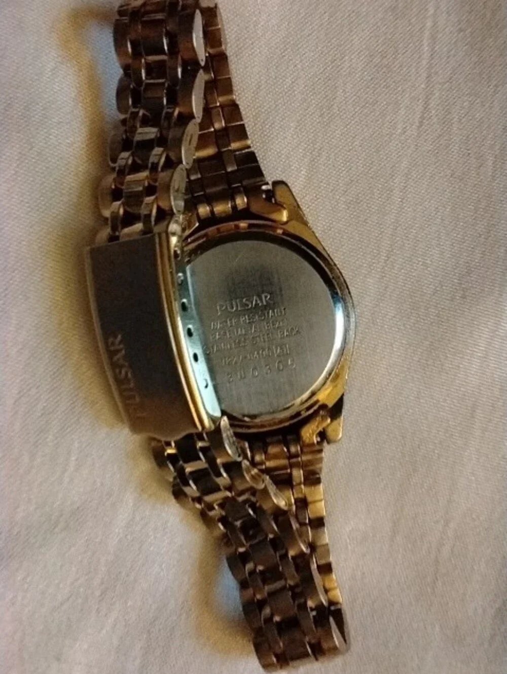 Pulsar Gold-Tone Women's Bracelet Watch with Assorted Gold Bangles